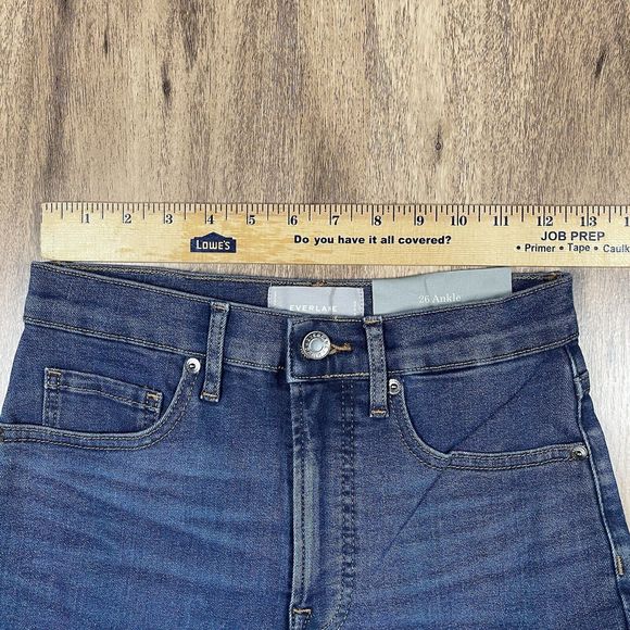 EVERLANE High Rise Skinny Jean Size 26 Ankle NEW WITH‎ TAGS Medium Wash - Picture 5 of 12